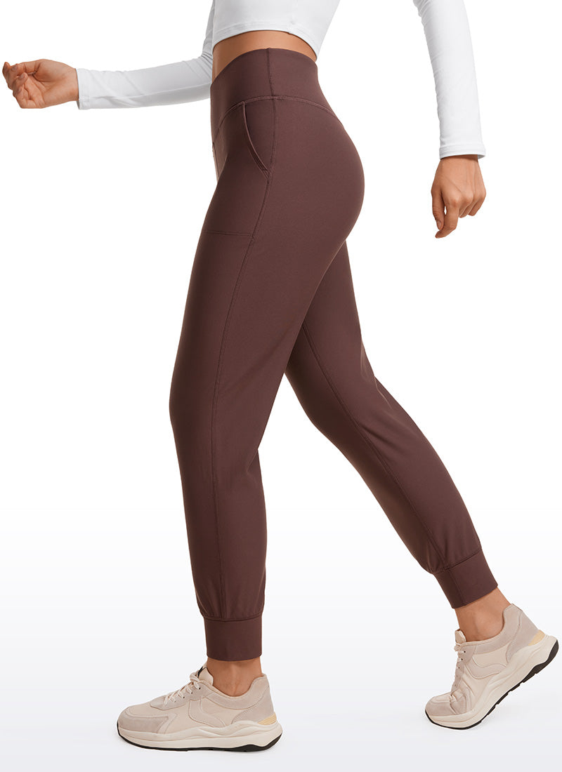 CRZ YOGA Womens Fleece Lined Soft Workout Joggers with Pockets 27.5