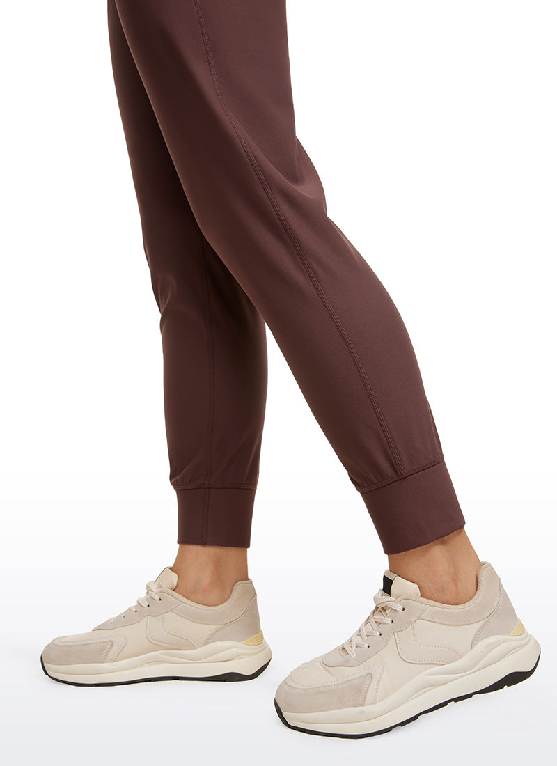 CRZ YOGA Womens Fleece Lined Soft Workout Joggers with Pockets 27.5