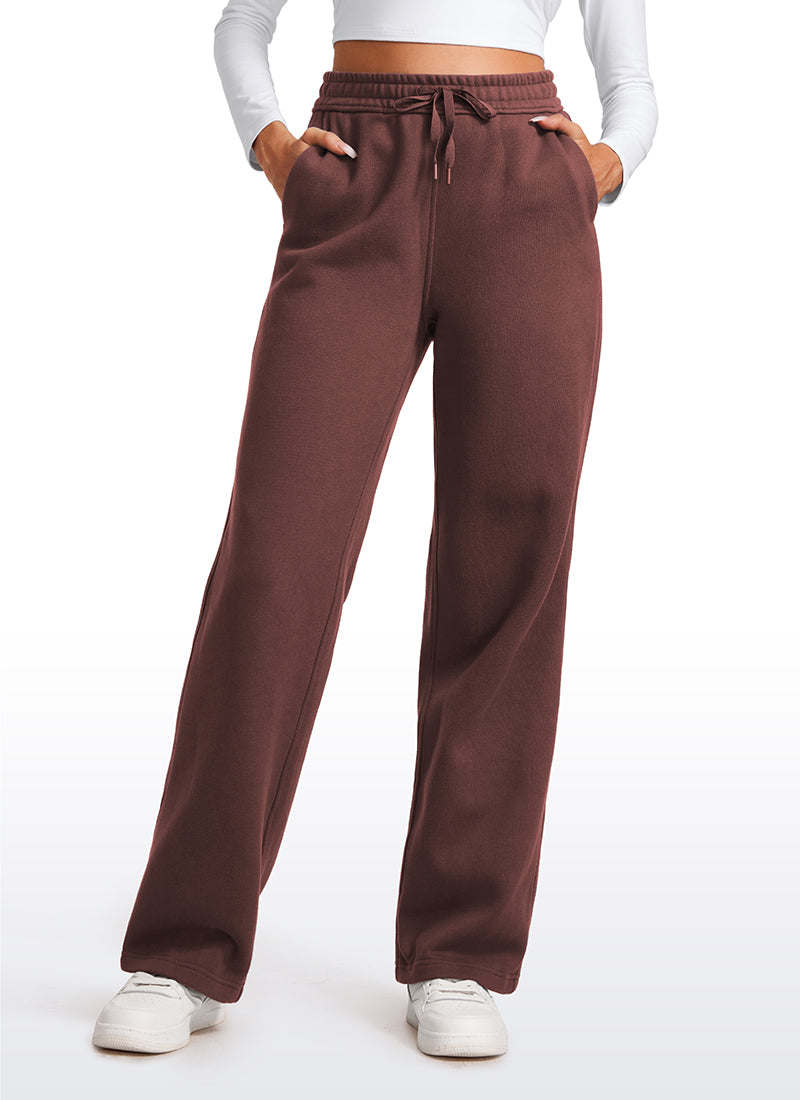 Fleece Straight Leg Lined Sweatpant 30''