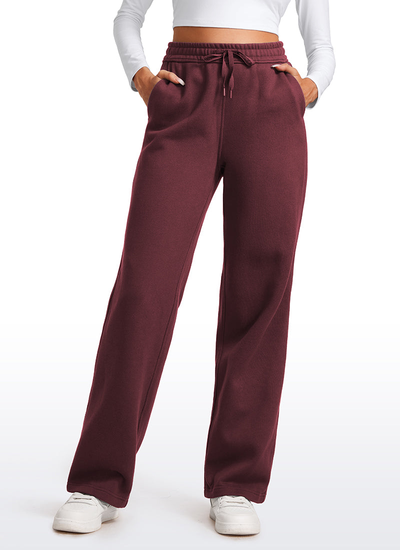 Fleece Straight Leg Lined Sweatpant 30''