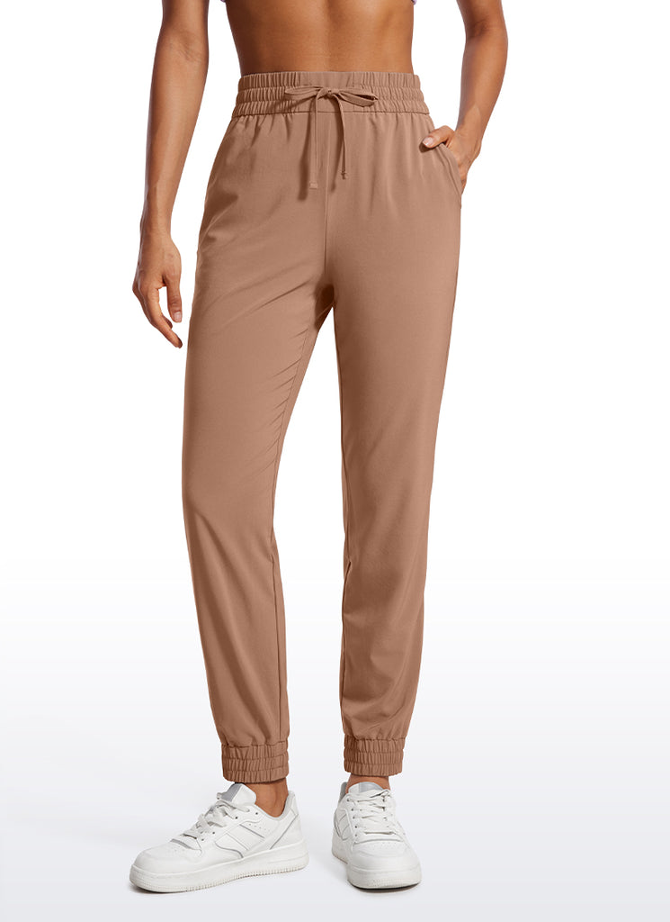 CRZ YOGA Women's Casual Workout Joggers with Pockets 28" Universe Blue