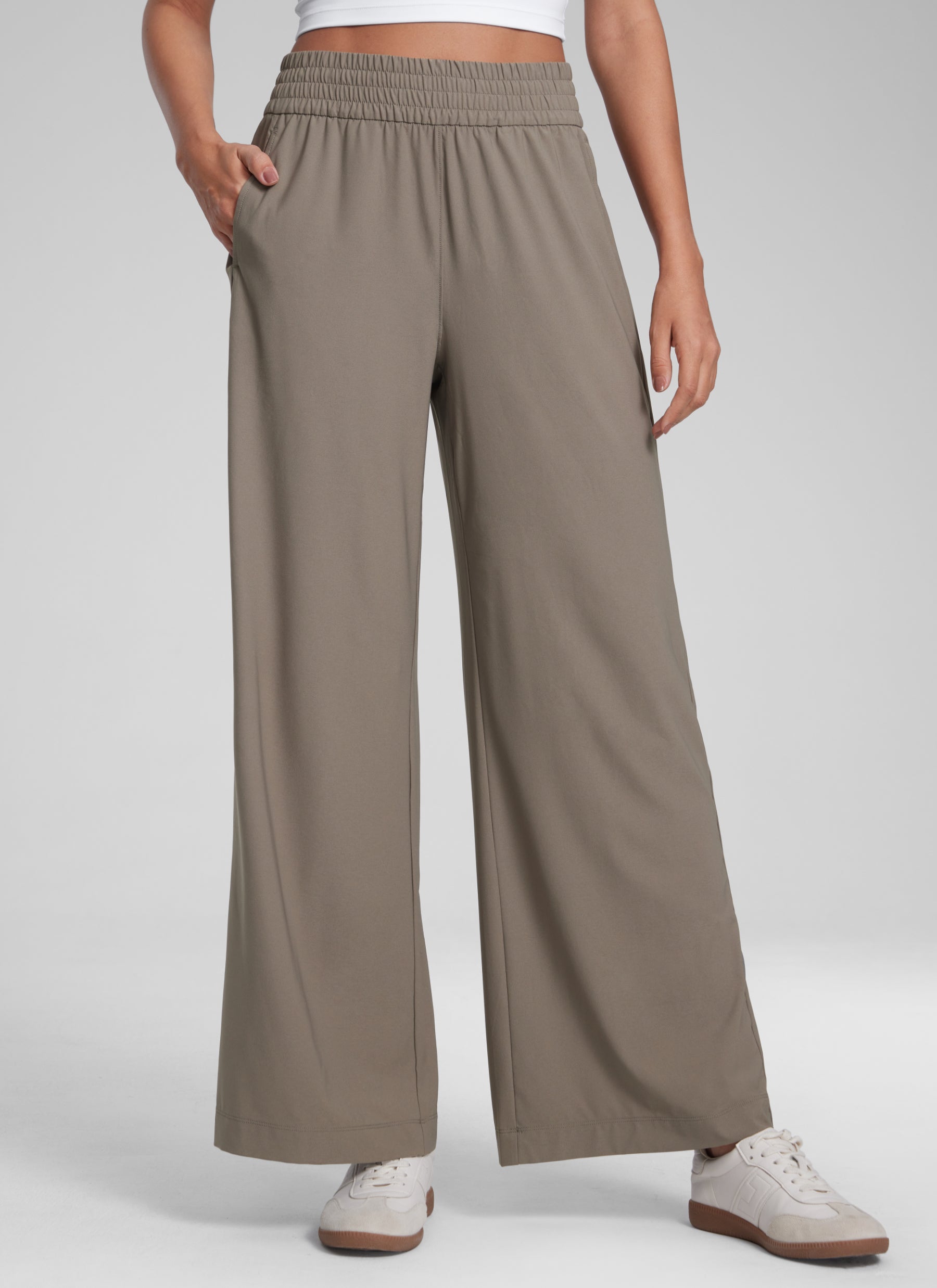 CRZ YOGA Women’s Feathery-Fit Drapey Casual Wide Leg Pant 28