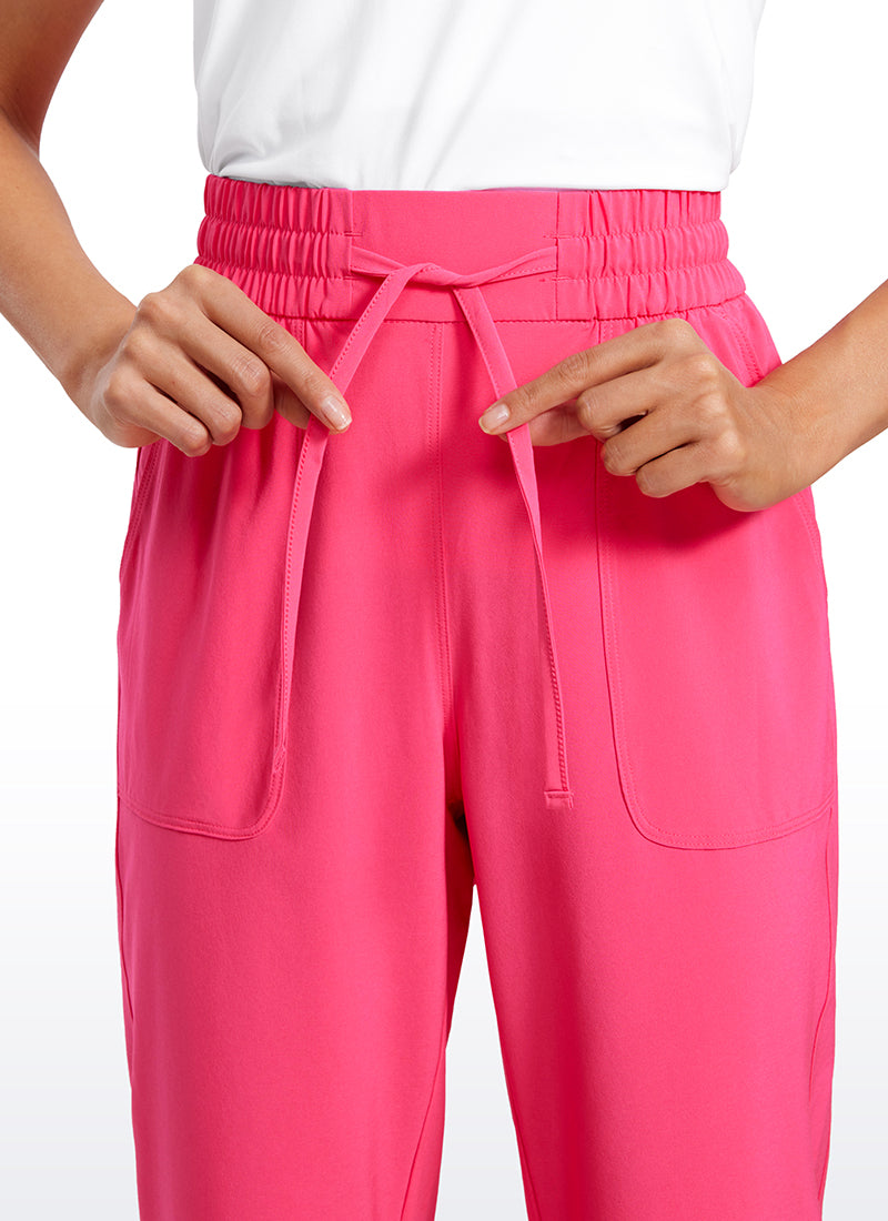 CRZ YOGA Women's Casual Workout Pants Mid Rise with Pockets 27