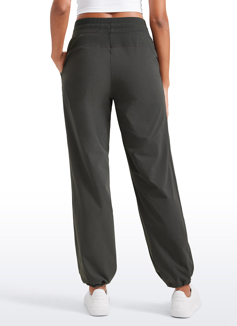 CRZ YOGA Women Stretch Straight Leg High Waisted Casual Pants 30