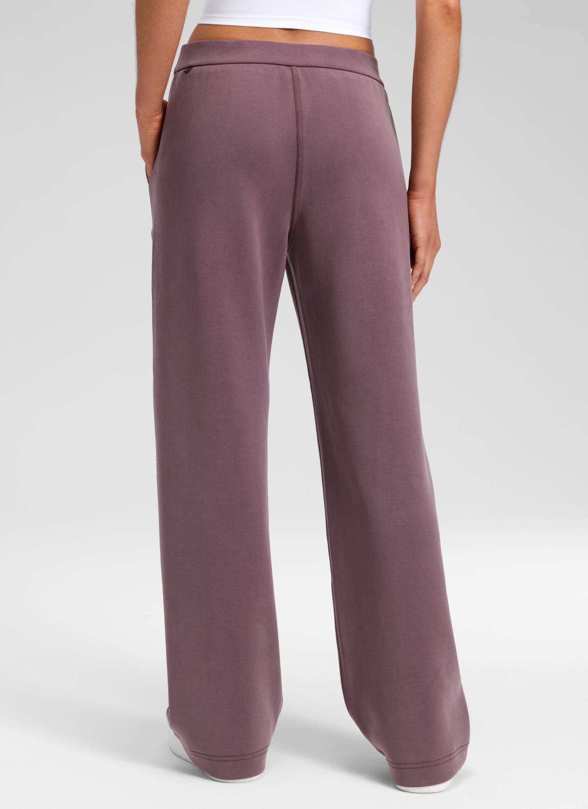 CRZ YOGA Women's SoftAura Casual Mid Rise Pocket Straight Leg Pant 30