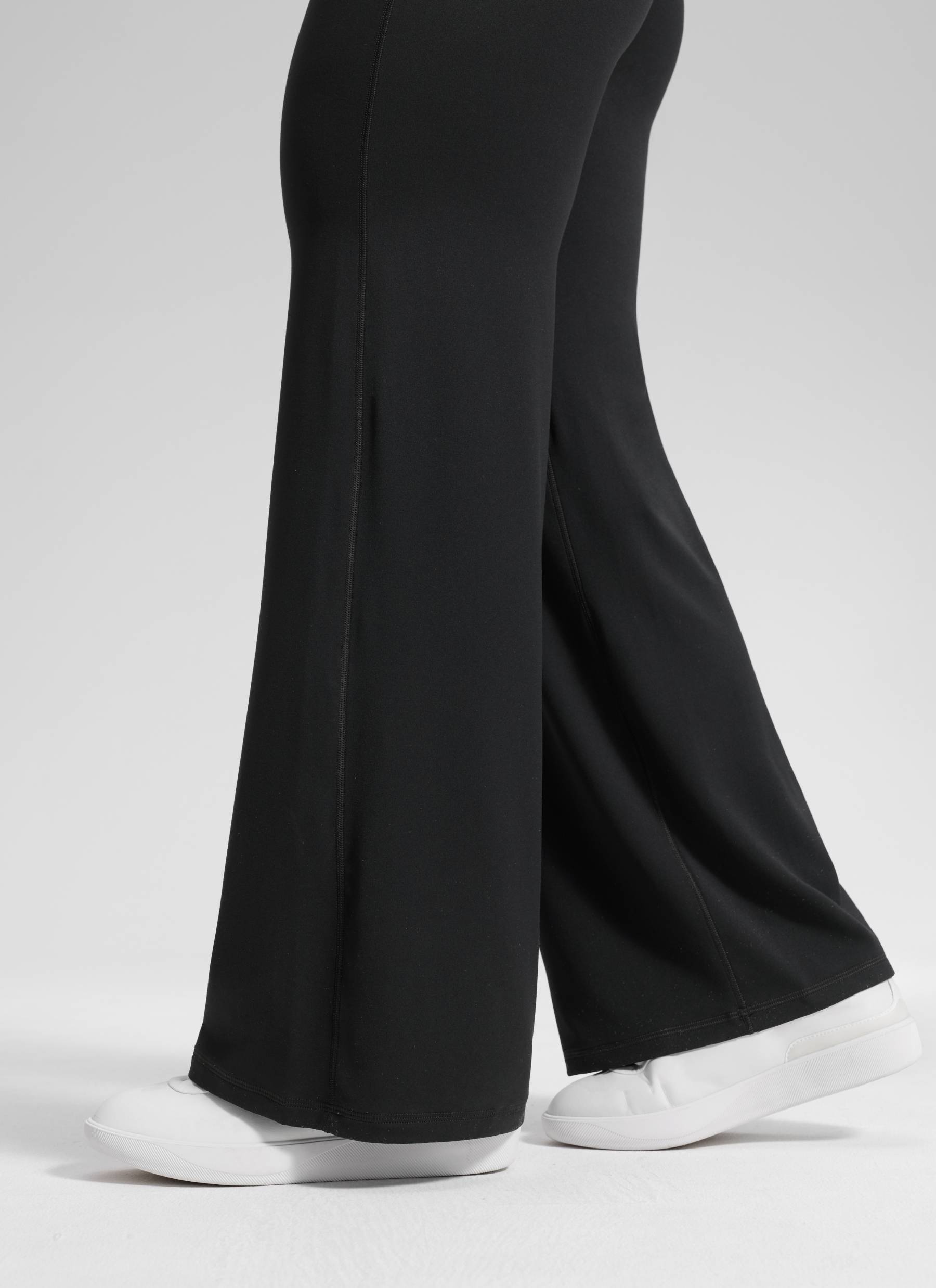 CRZ YOGA Women's Softretch Workout No Front Seam Wide Leg Pant 28