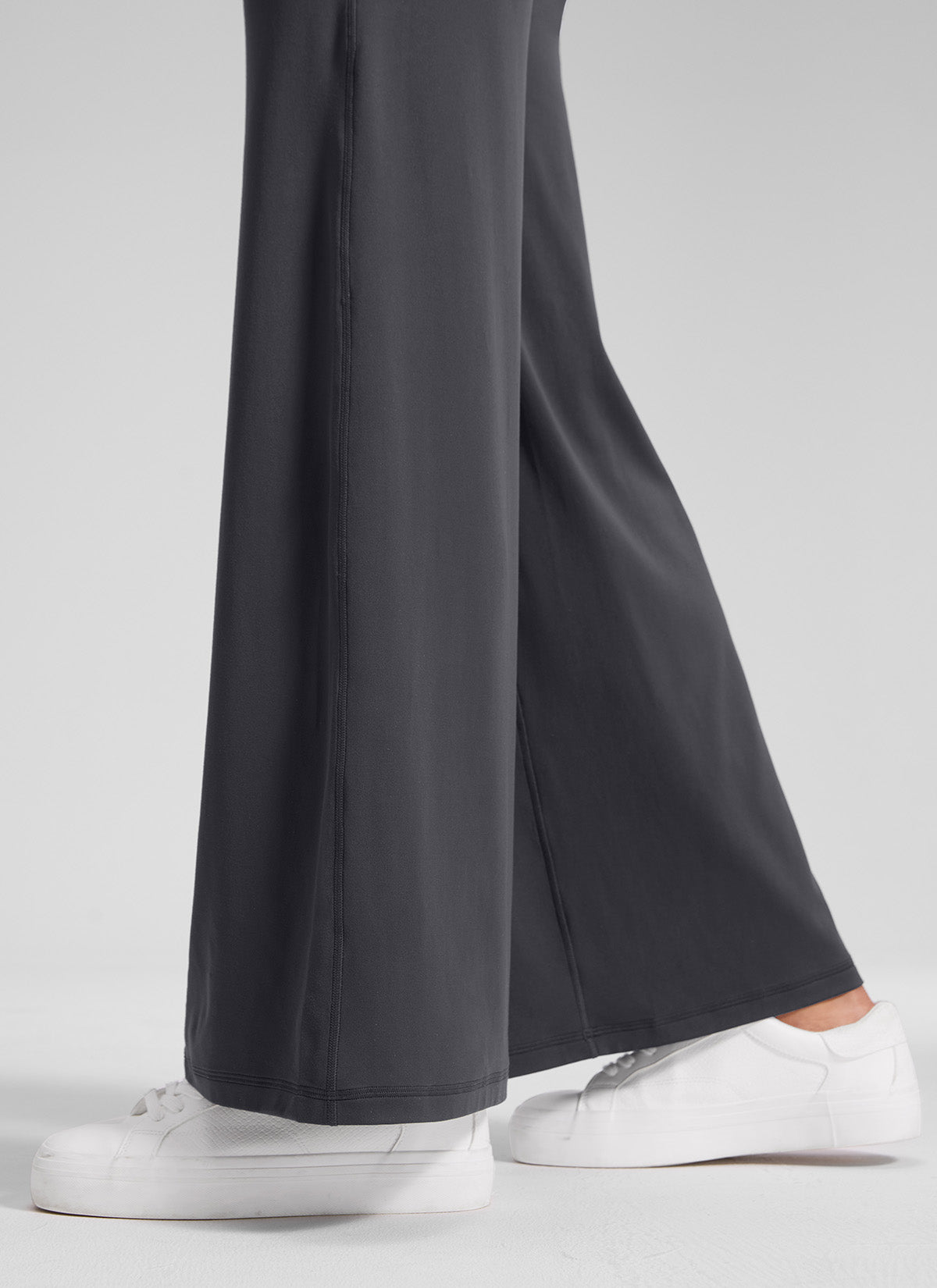 CRZ YOGA Women's Softretch Workout No Front Seam Wide Leg Pant 30