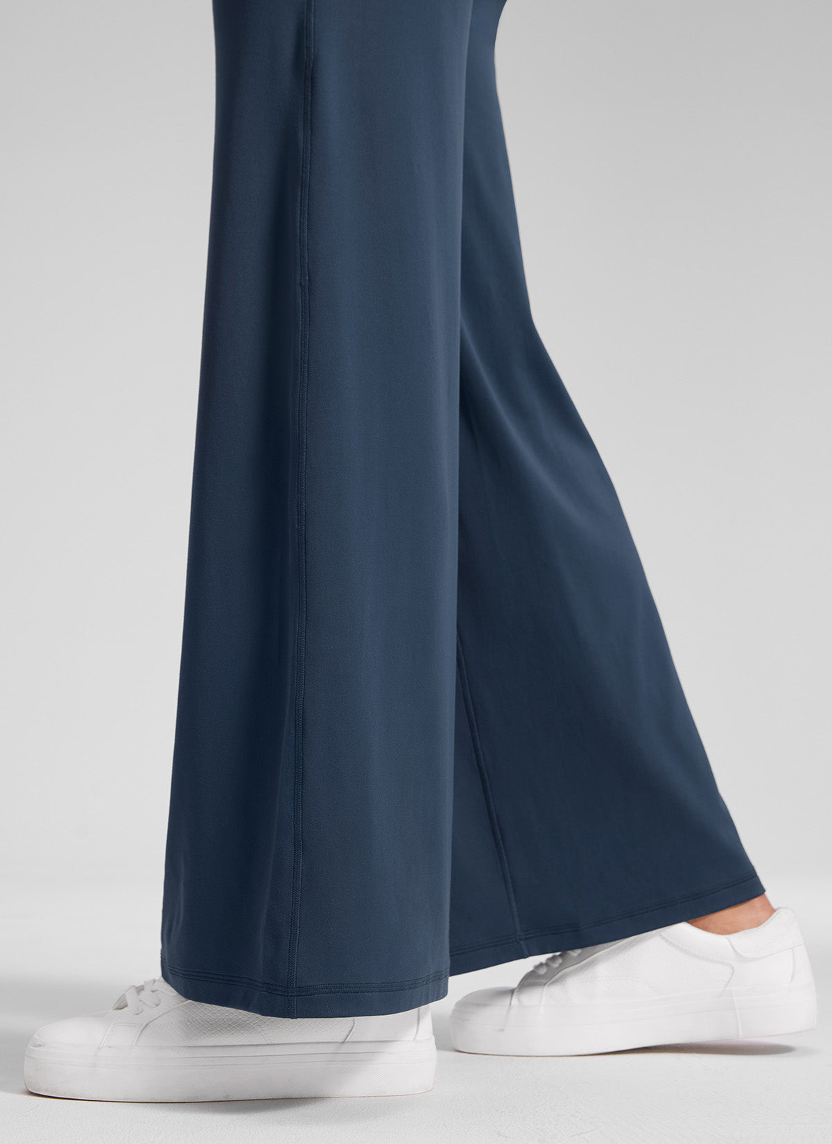 CRZ YOGA Women's Softretch Workout No Front Seam Wide Leg Pant 30