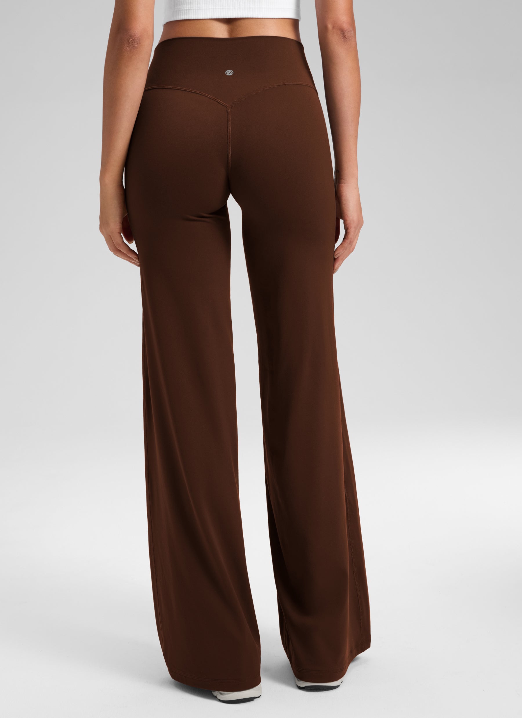 CRZ YOGA Women's Softretch Workout No Front Seam Wide Leg Pant 30