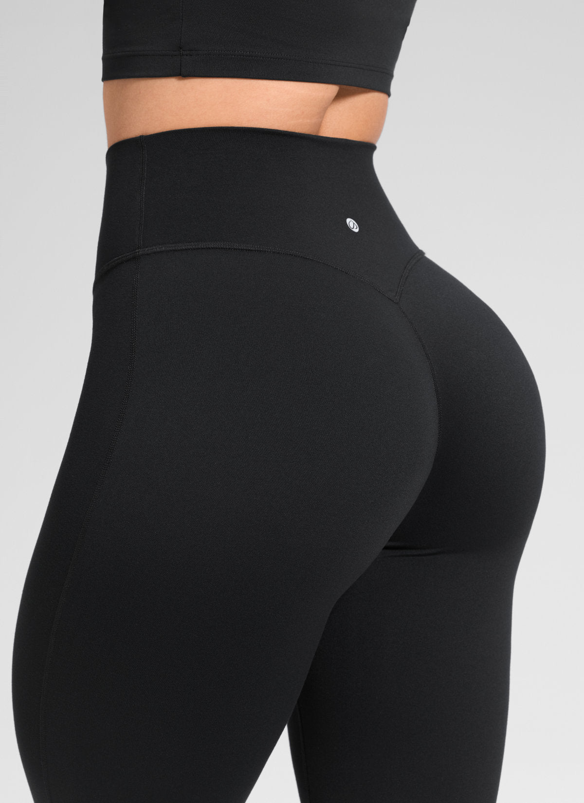 CRZ YOGA Women's Softretch High Rise No Front Seam Flare Legging 29
