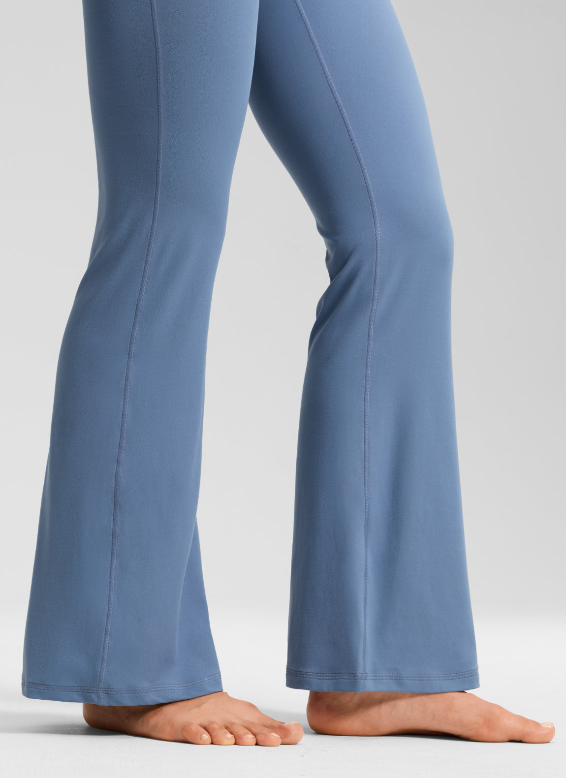 CRZ YOGA Women's Softretch High Rise No Front Seam Flare Legging 31