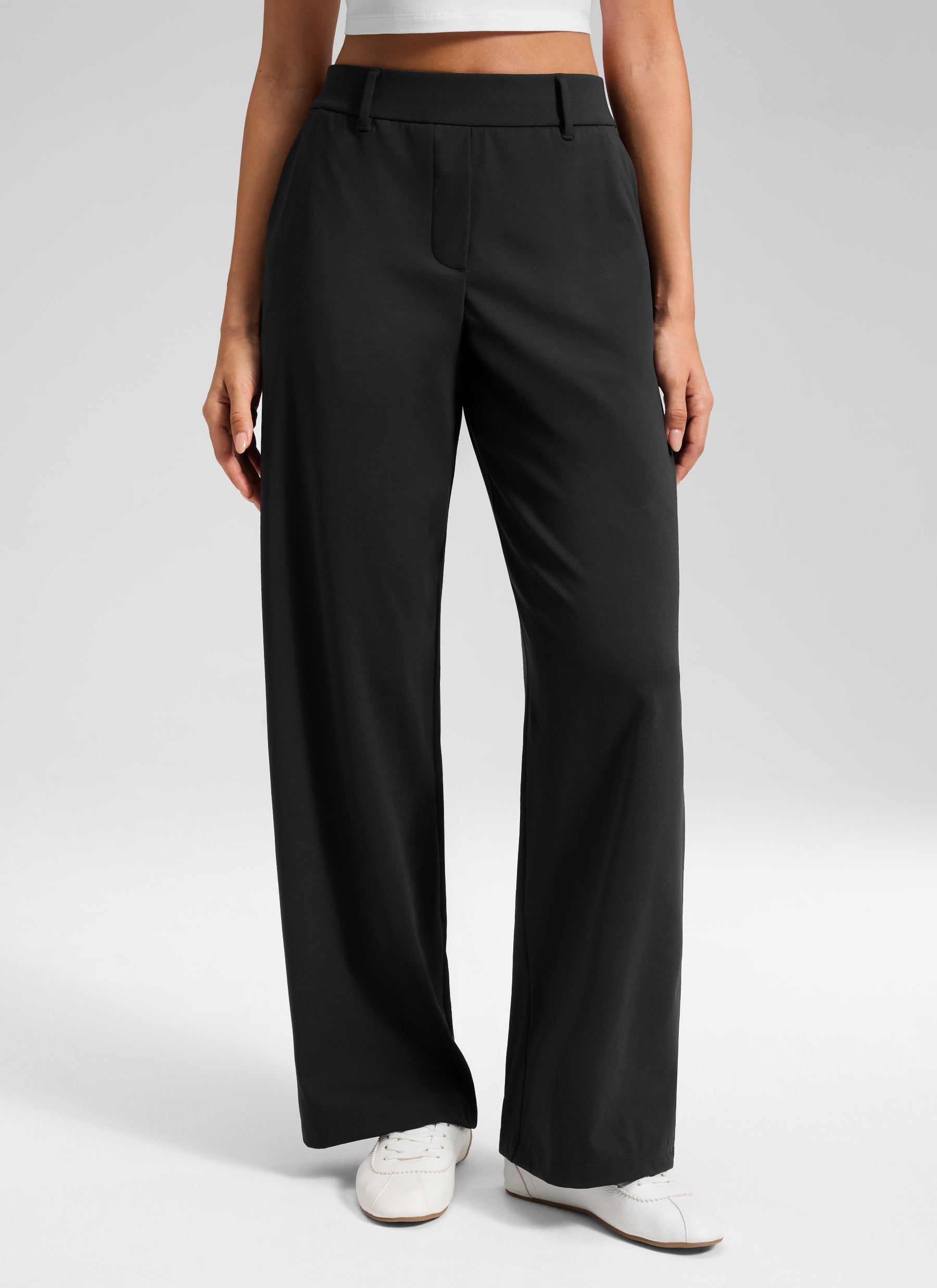 CRZ YOGA Women's Walk the City Casual Pocket Straight Leg Pant 30