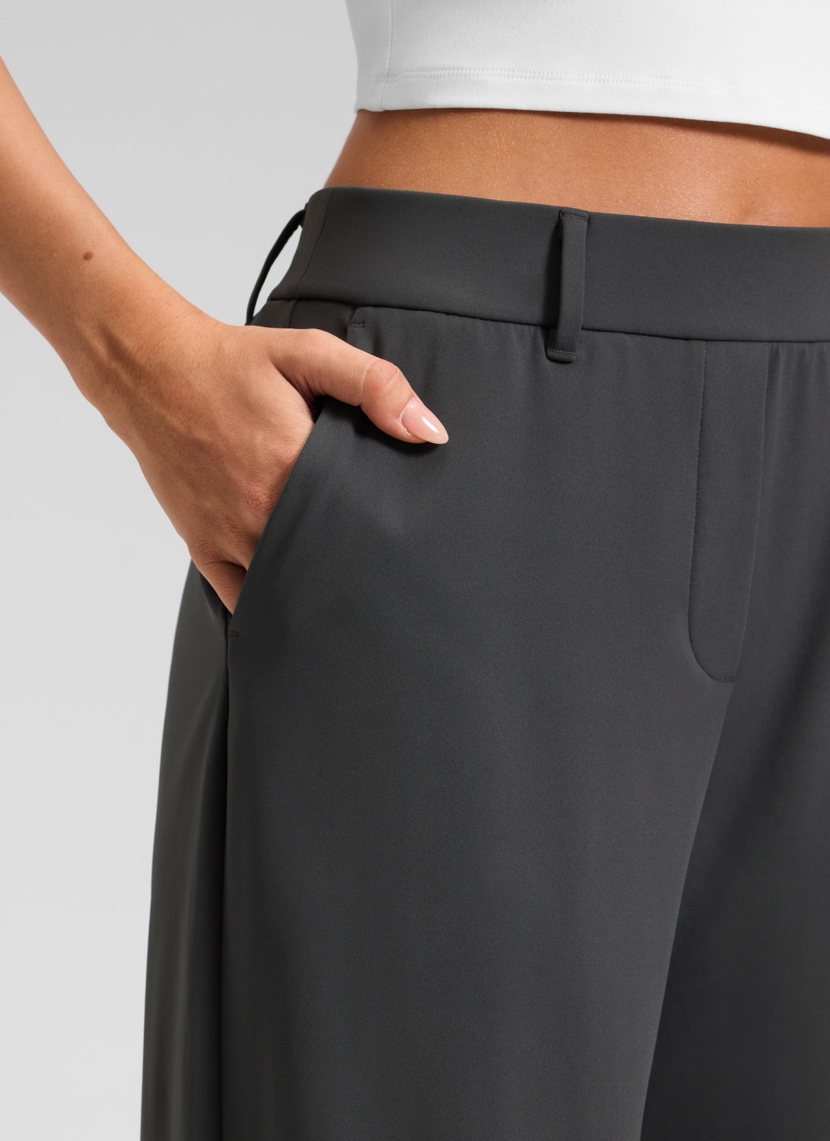CRZ YOGA Women's Walk the City Casual Pocket Straight Leg Pant 30