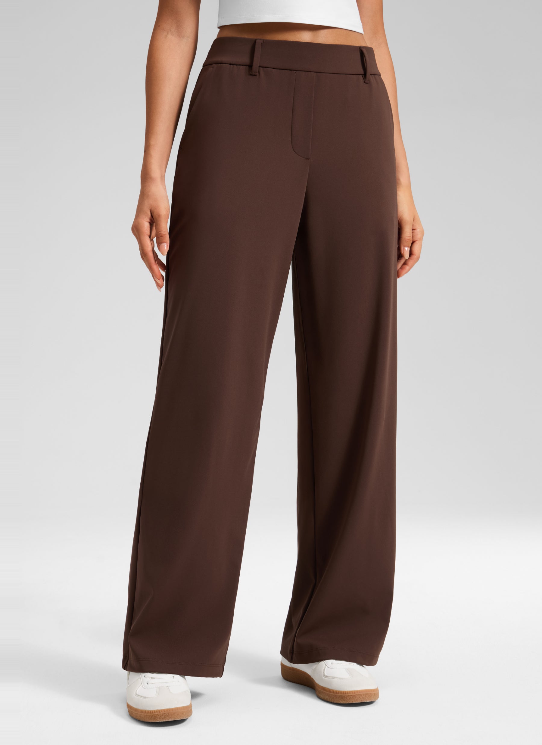 CRZ YOGA Women's Walk the City Casual Pocket Straight Leg Pant 30