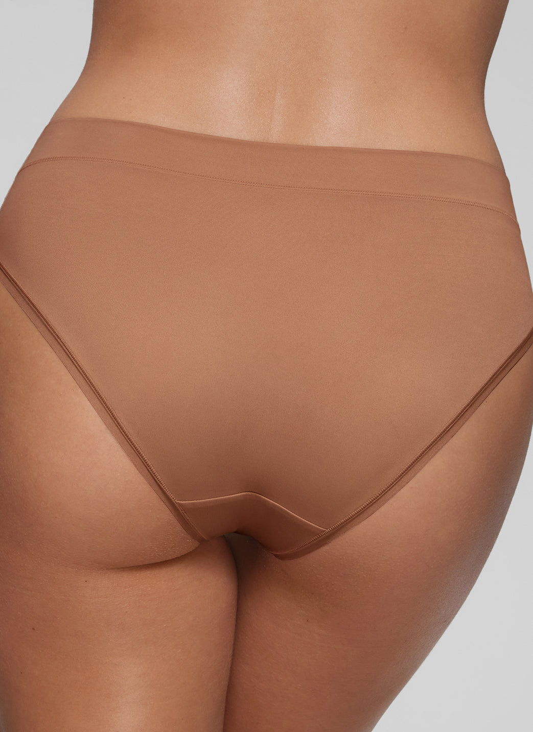 CRZ YOGA Softhold Women High Rise Breathable Bikini Underwear Pack Gravel 3pack