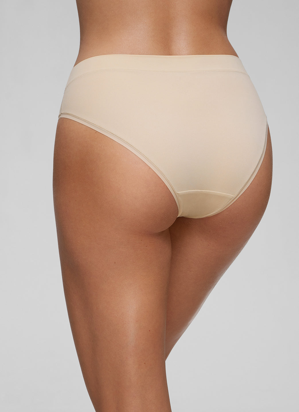 CRZ YOGA Softhold Women High Rise Breathable Bikini Underwear Pack Mojave Tan 2 3pack