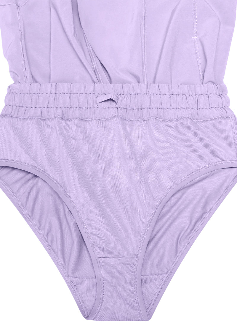 CRZ YOGA Girl's Running Feathery-Fit Soft Low Rise Lined Shorts Lilac