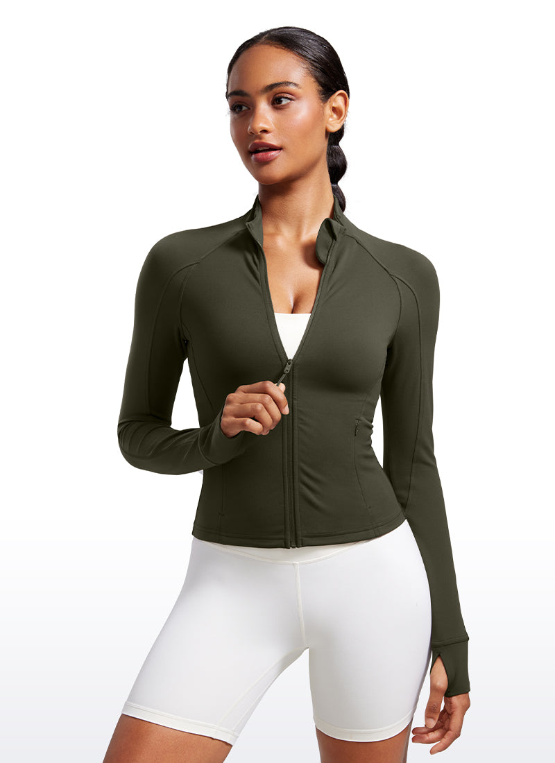 Butterluxe Waist-Length Full Zip Jackets