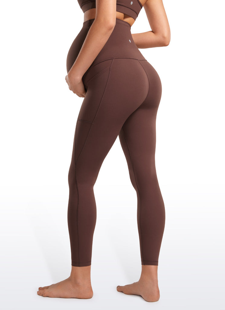 CRZ YOGA Womens Butterluxe Maternity Leggings with Pockets 25" True Navy