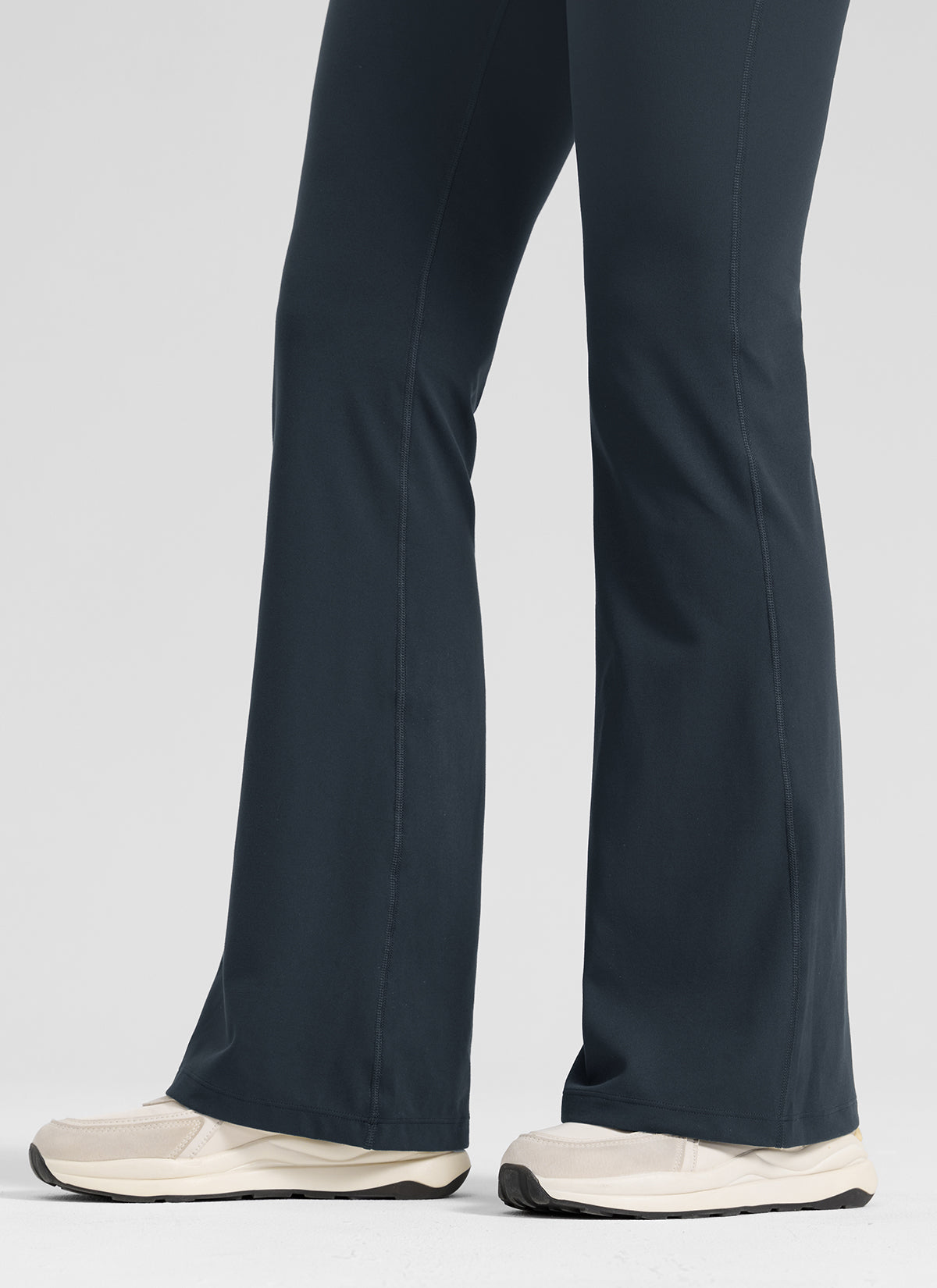 CRZ YOGA Women's Butterlift Maternity Super High Rise Flare Leg Legging True Navy