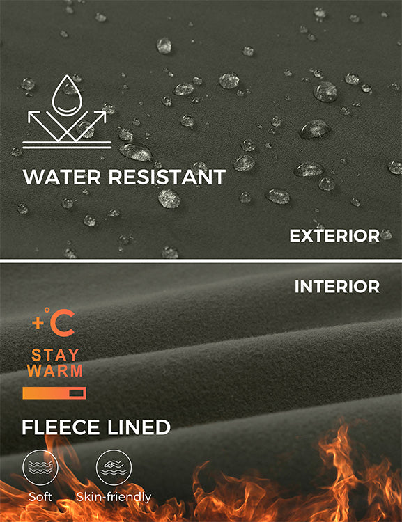 CRZ YOGA Womens Fleece Lined Soft Workout Joggers with Pockets 27.5